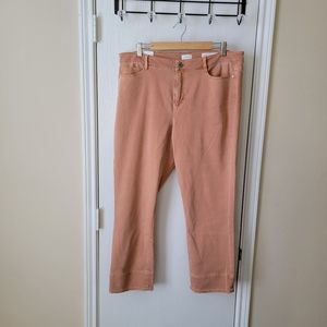 J. Jill Denim Authentic Fit Cropped Jeans